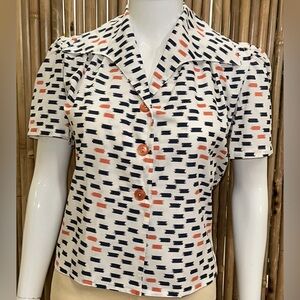 Freddies of Pinewood Abstract Wanda Blouse